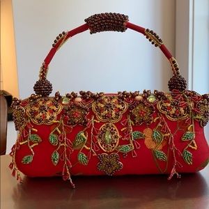 BEAUTIFUL! Mary Frances mini beaded doctor bag